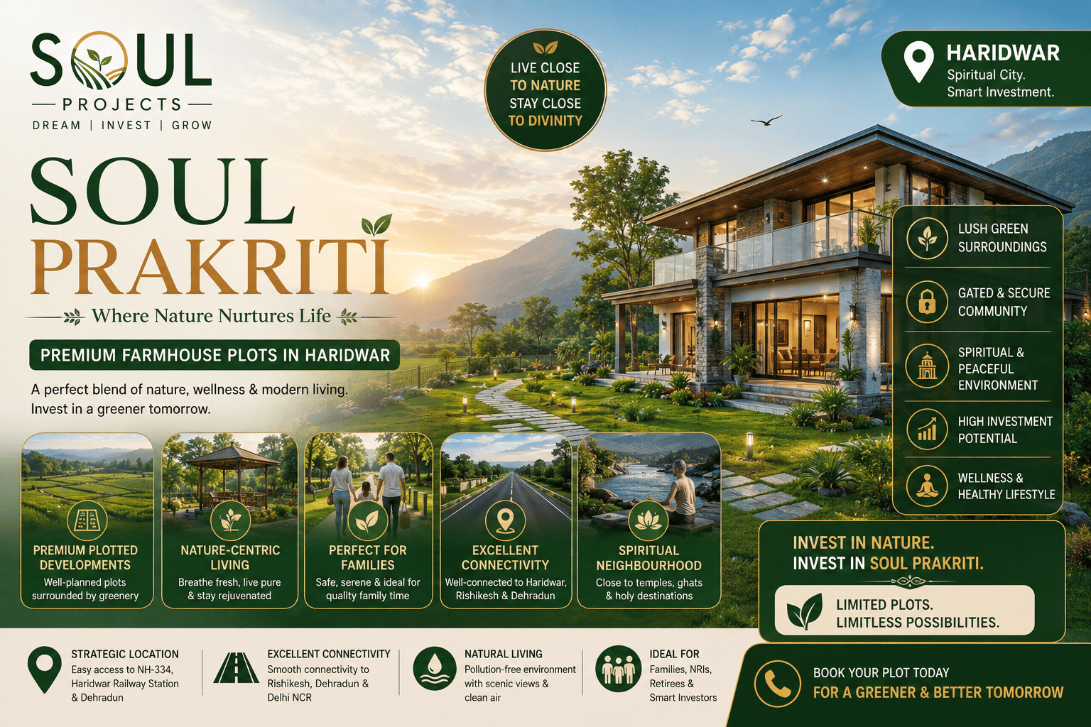 Soul Prakriti - Luxury Farm Plots on NH-34